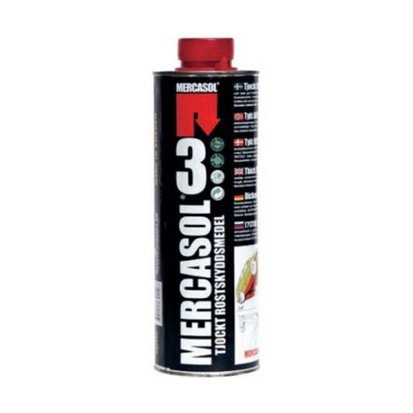 Mercasol 3 Black 1L, apakšas un arku pretrūsas pārklājums