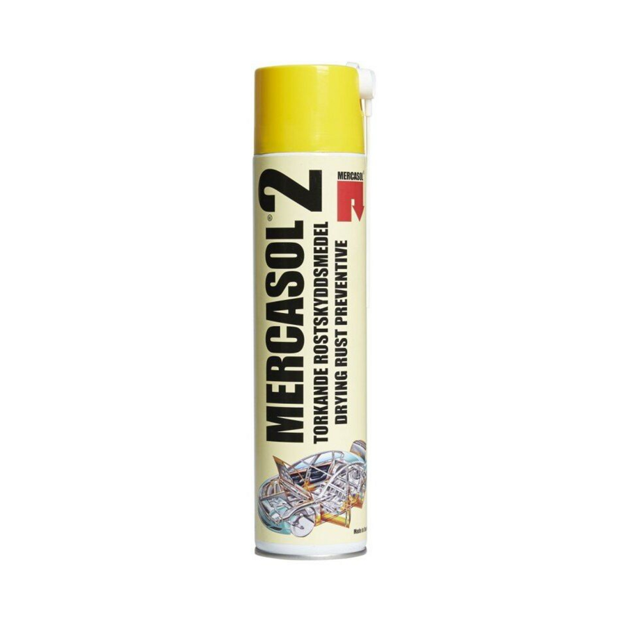 Mercasol 2 600ml, caurspīdīgs aizsargvasks pret koroziju